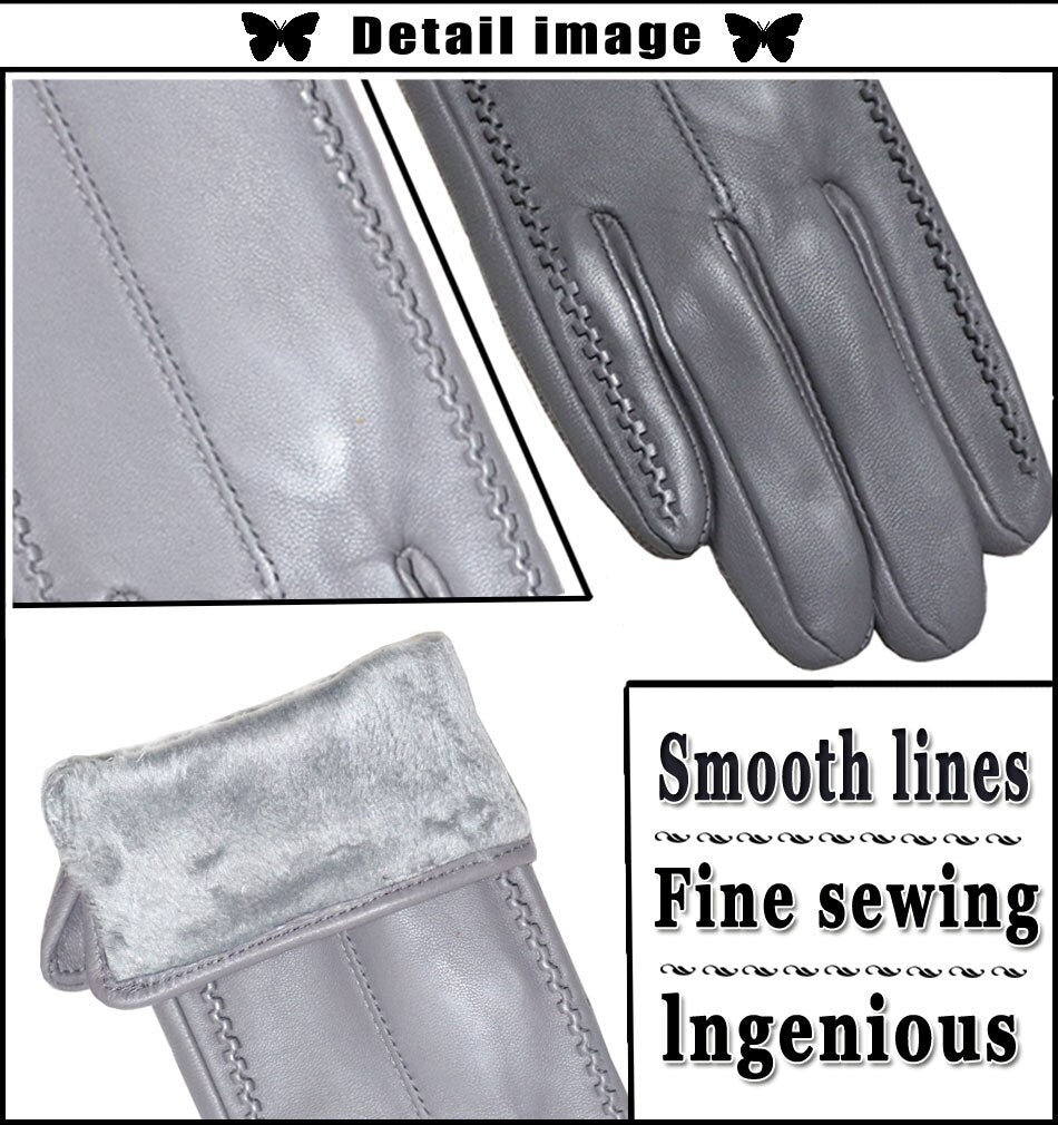 Women's Sheepskin Winter Gloves freeshipping - Travell To