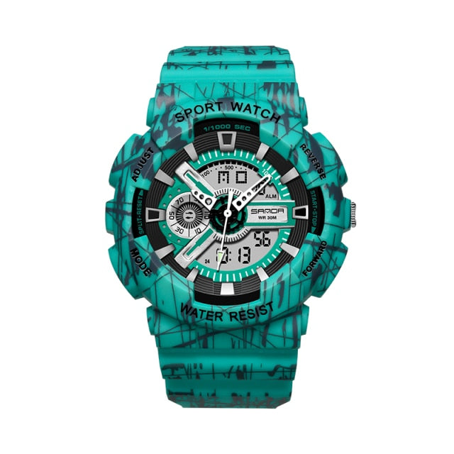 Men's Digital Clock Sports Watch freeshipping - Travell To