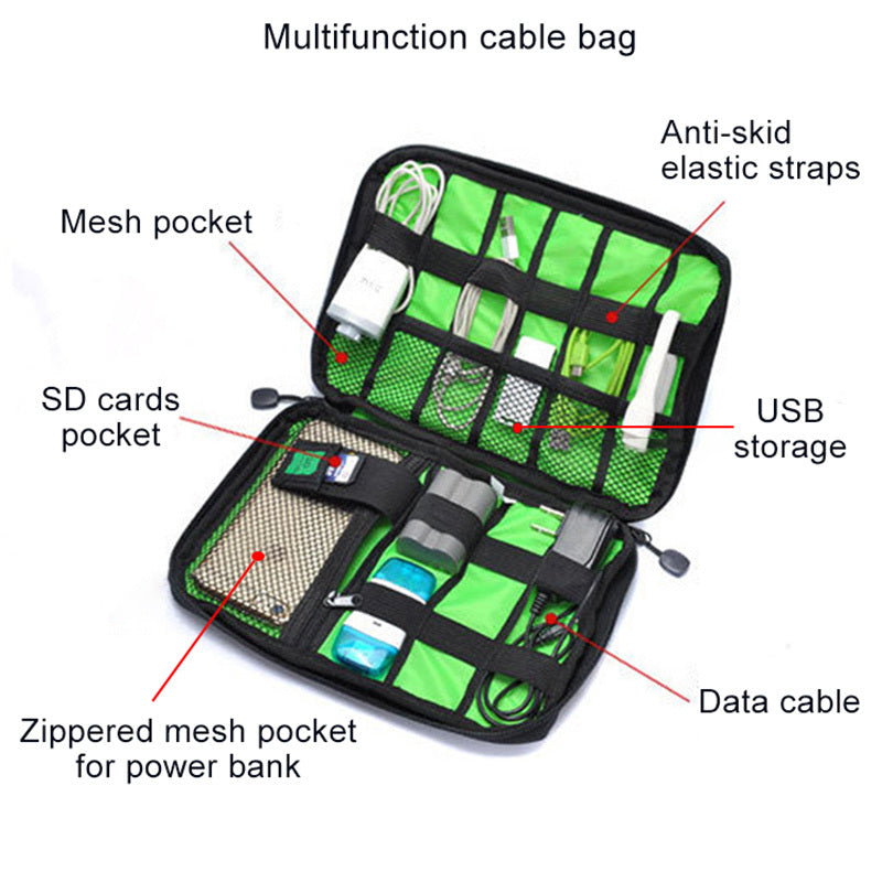 Portable Cable Organizer Bag