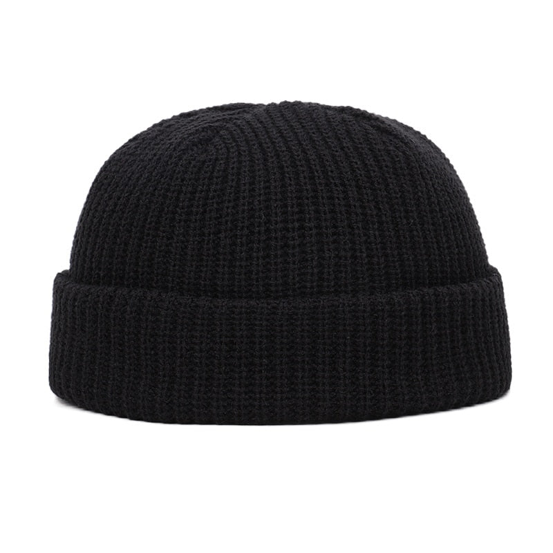 Unisex Winter Ribbed Knitted Cuffed