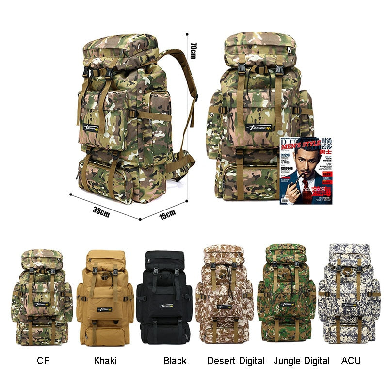 70L Large Capacity Backpack