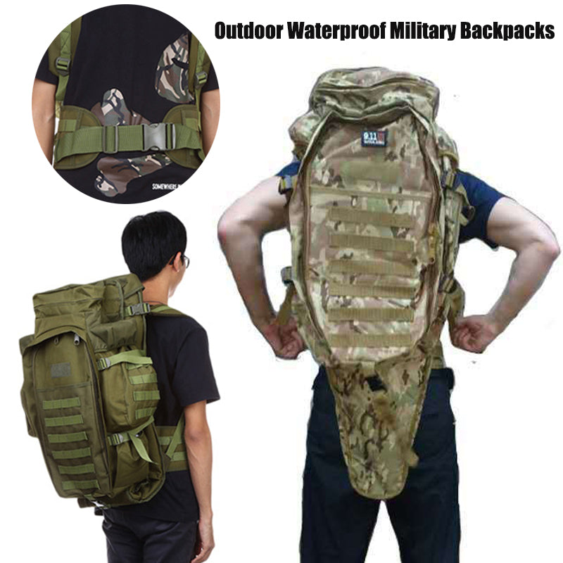 60L Outdoor Waterproof Backpack