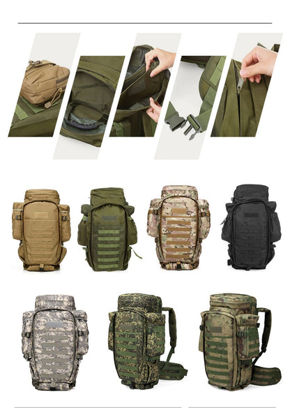 60L Outdoor Waterproof Backpack