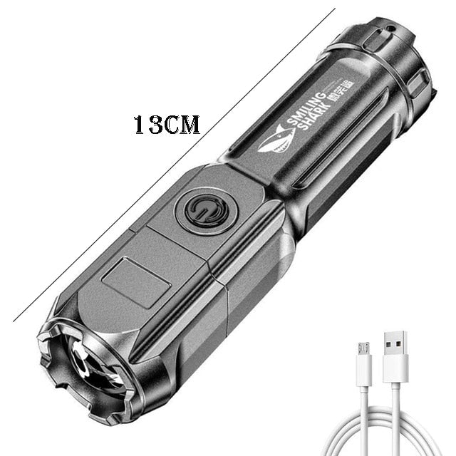 Rechargeable Flashlight Strong LED Night Lights