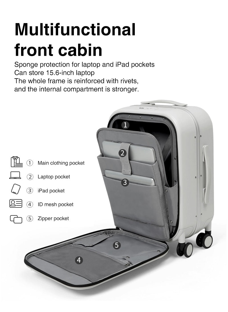 Carry-On Rolling Luggage freeshipping - Travell To