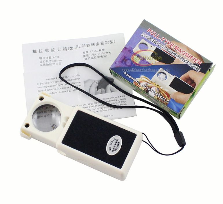 Lighted LED Pop-Up Magnifying Glass freeshipping - Travell To