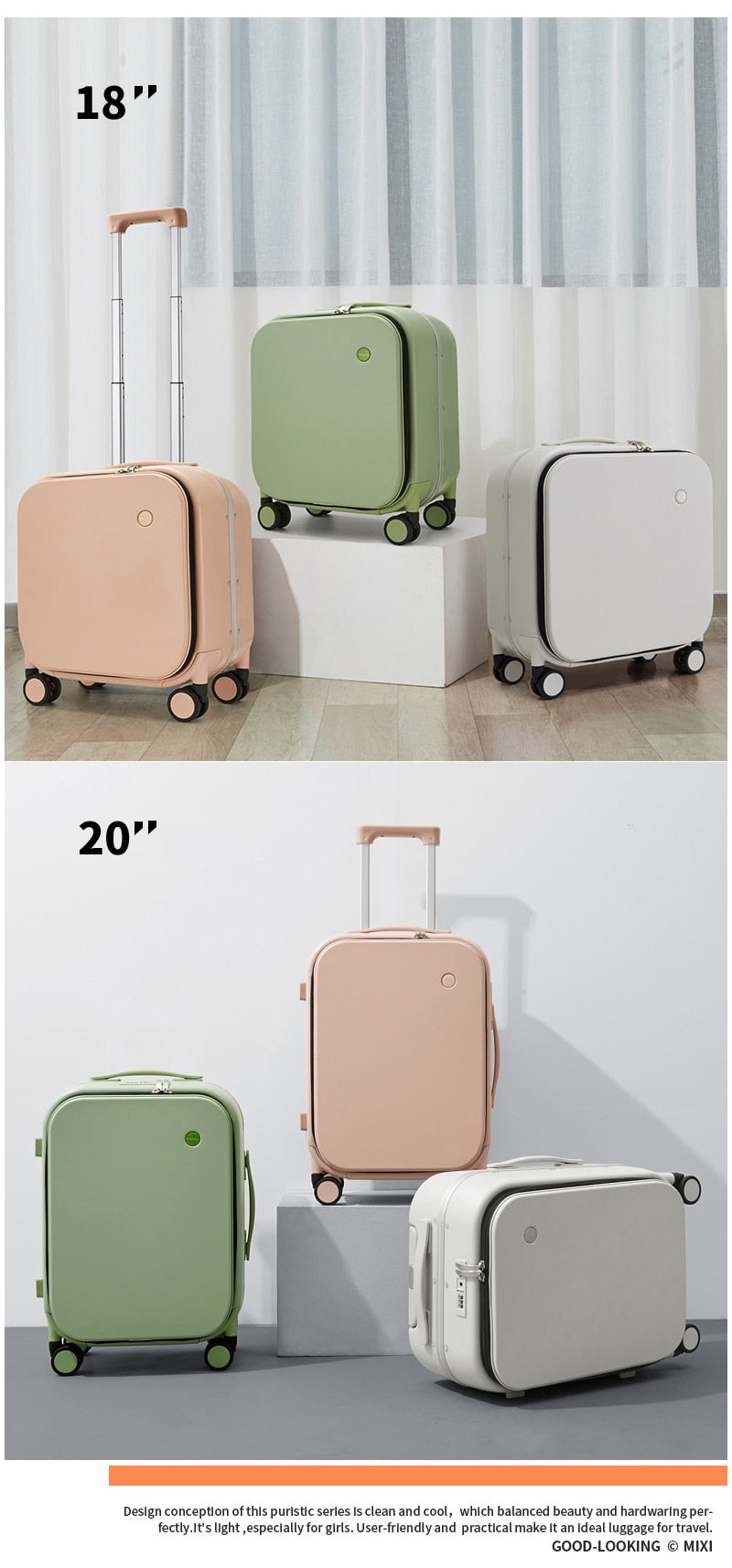 Carry-On Rolling Luggage freeshipping - Travell To
