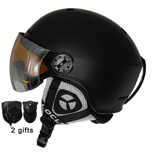 Ski Helmet With Goggles