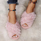 Warm Fluffy Slippers for Women freeshipping - Travell To