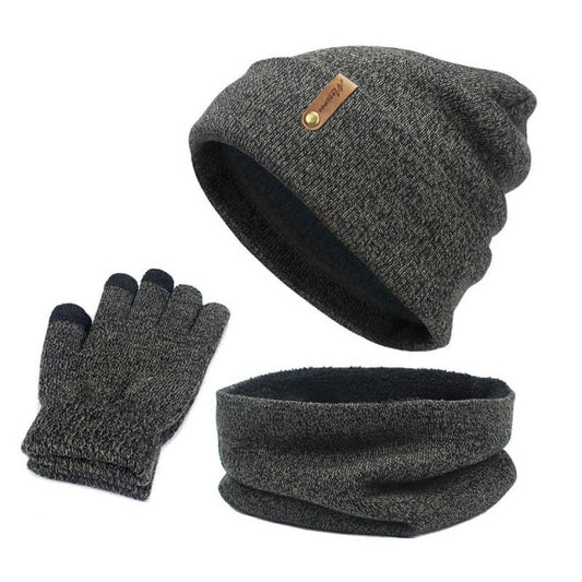 Unisex Beanies + Ring Scarf + Gloves Set freeshipping - Travell To