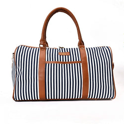 Stripes Pattern Canvas Duffel Bag freeshipping - Travell To
