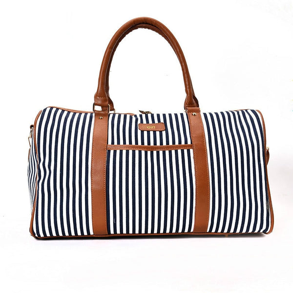 Stripes Pattern Canvas Duffel Bag freeshipping - Travell To