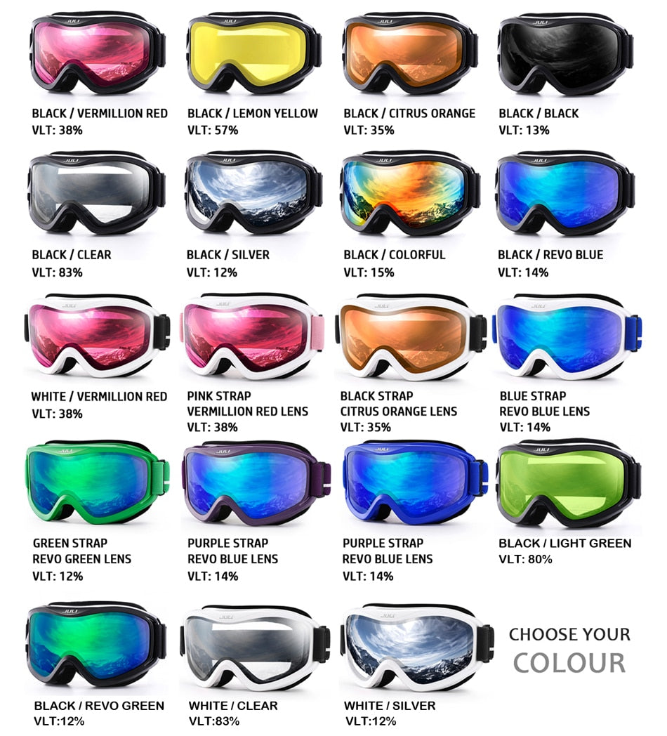 Anti-Fog Ski Goggles Lens freeshipping - Travell To