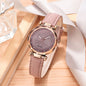 Leather Wrist Watch and Rhinestone Bracelet freeshipping - Travell To