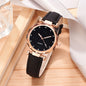 Leather Wrist Watch and Rhinestone Bracelet freeshipping - Travell To