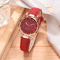 Leather Wrist Watch and Rhinestone Bracelet freeshipping - Travell To