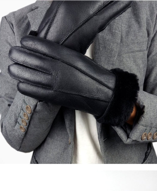 Genuine Sheep Fur Gloves freeshipping - Travell To