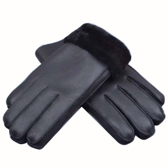 Genuine Sheep Fur Gloves freeshipping - Travell To