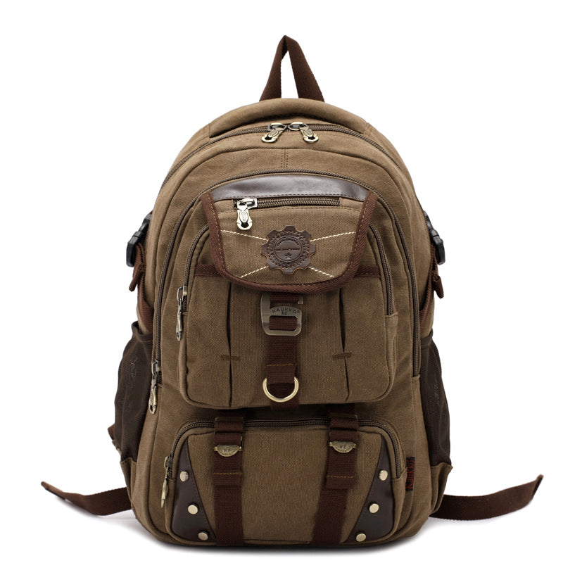 Man vintage canvas backpack - Travell To