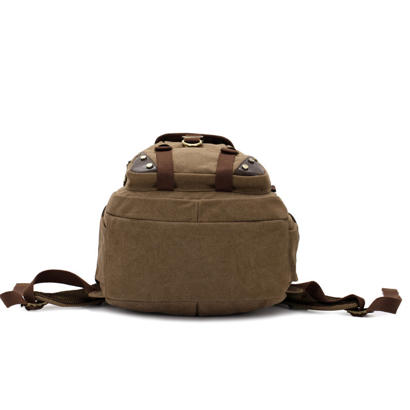 Man vintage canvas backpack - Travell To