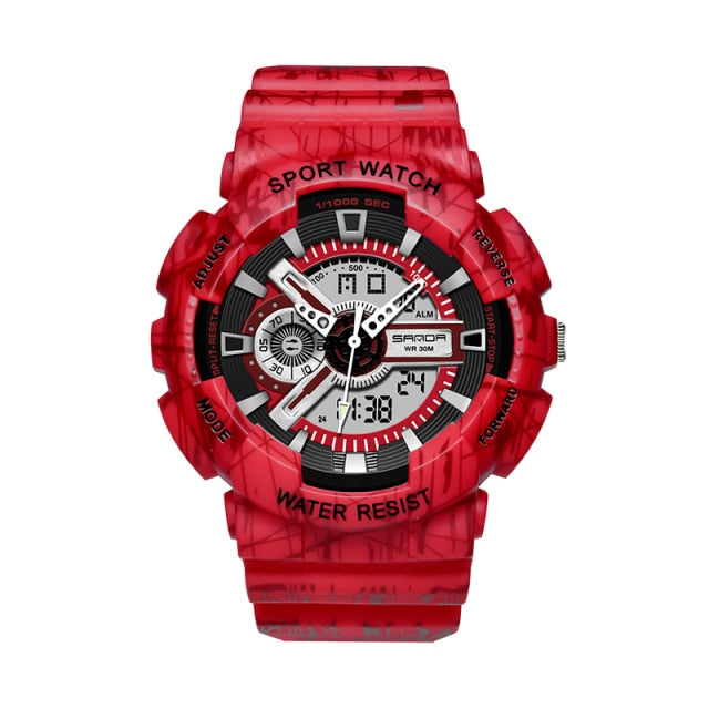 Men's Digital Clock Sports Watch freeshipping - Travell To