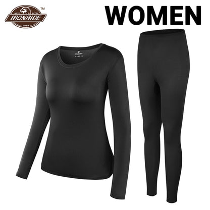 Fleece Lined Thermal Underwear Set freeshipping - Travell To