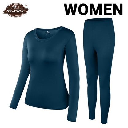 Fleece Lined Thermal Underwear Set freeshipping - Travell To