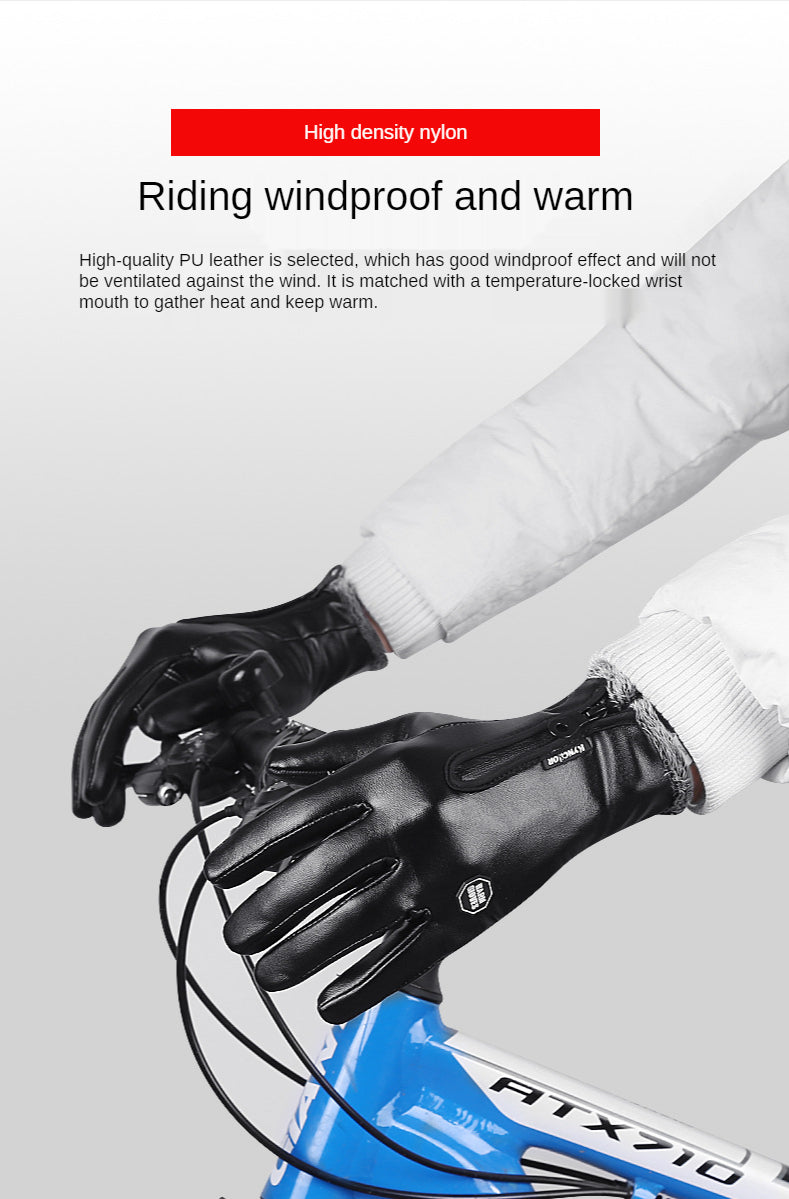 Winter Leather Gloves freeshipping - Travell To