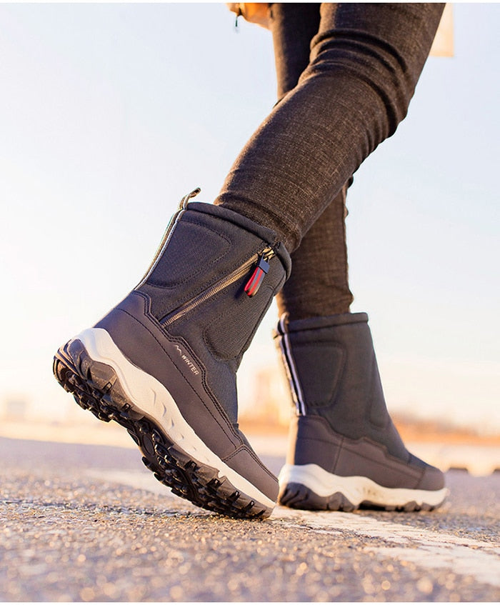 Women blue  Winter Hiking Boots freeshipping - Travell To